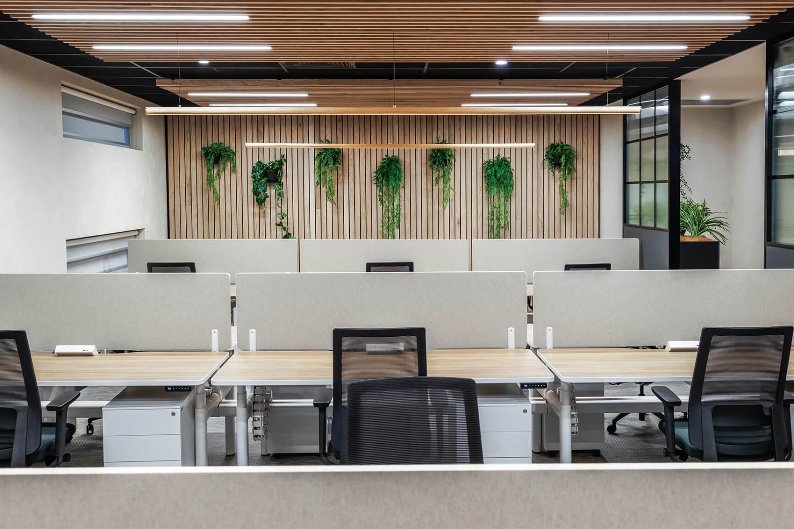 Confluence Water head office fit-out — premium corporate workspace, Sydney